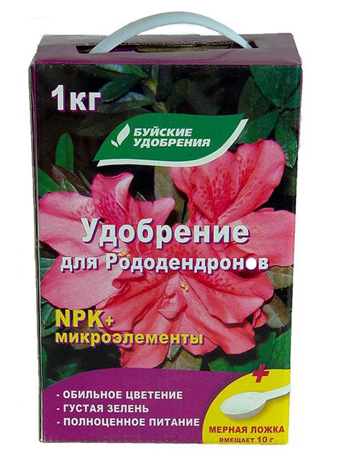 fertilizer for rhododendrons