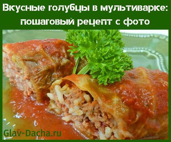 stuffed cabbage rolls in a slow cooker step by step recipe with photo