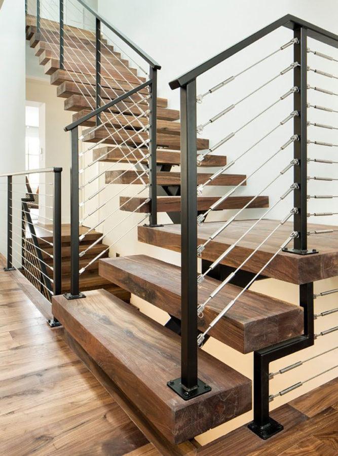 solid wood steps
