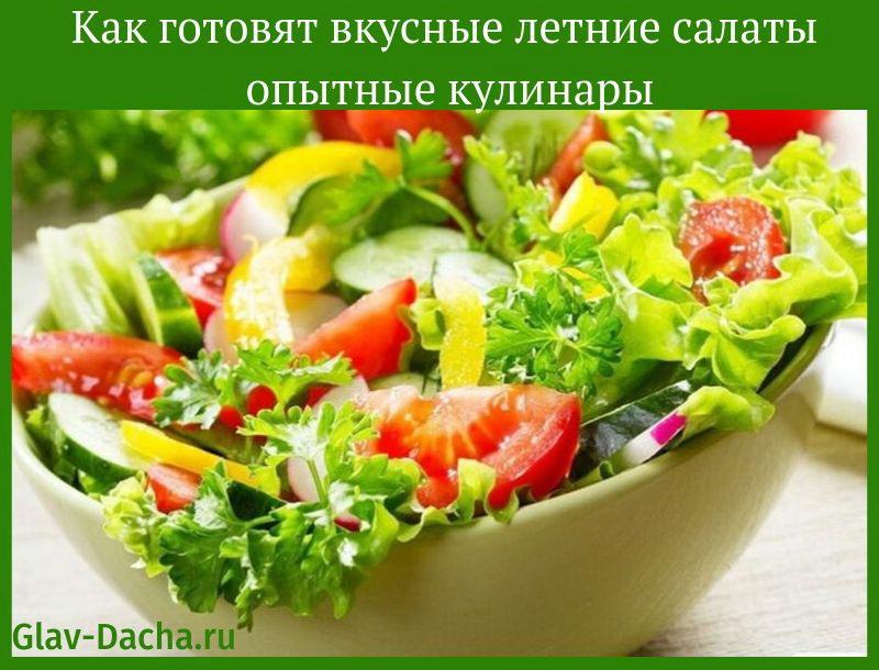 yaz salataları