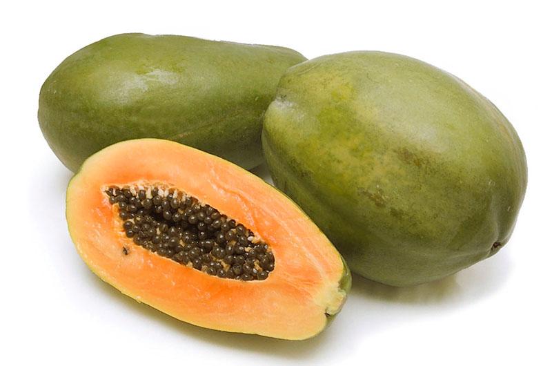 unik sammensætning af papaya