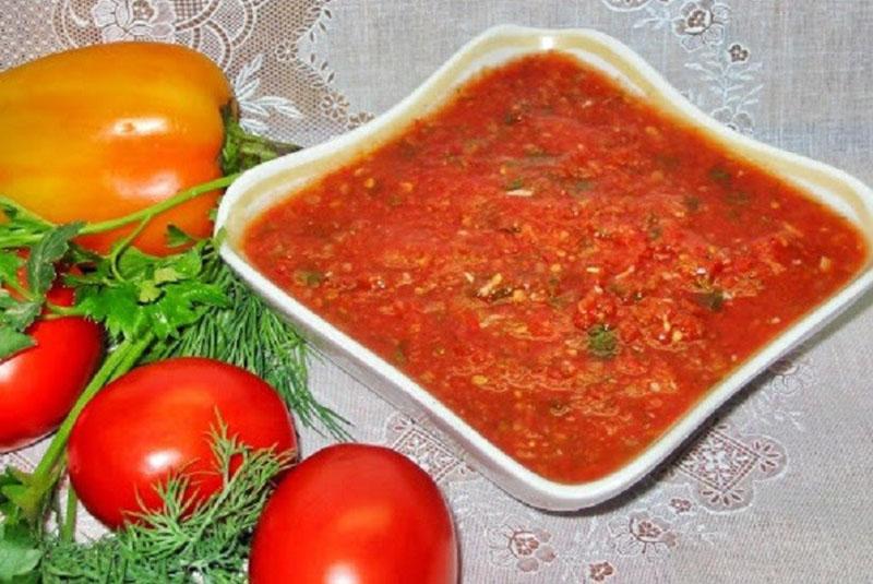 công thức nước sốt cà chua cho mùa đông