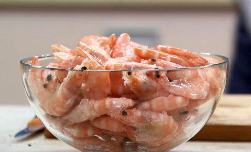 defrost shrimp
