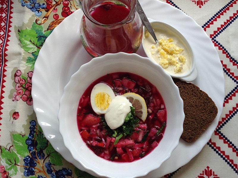 recipe for cold beetroot on water