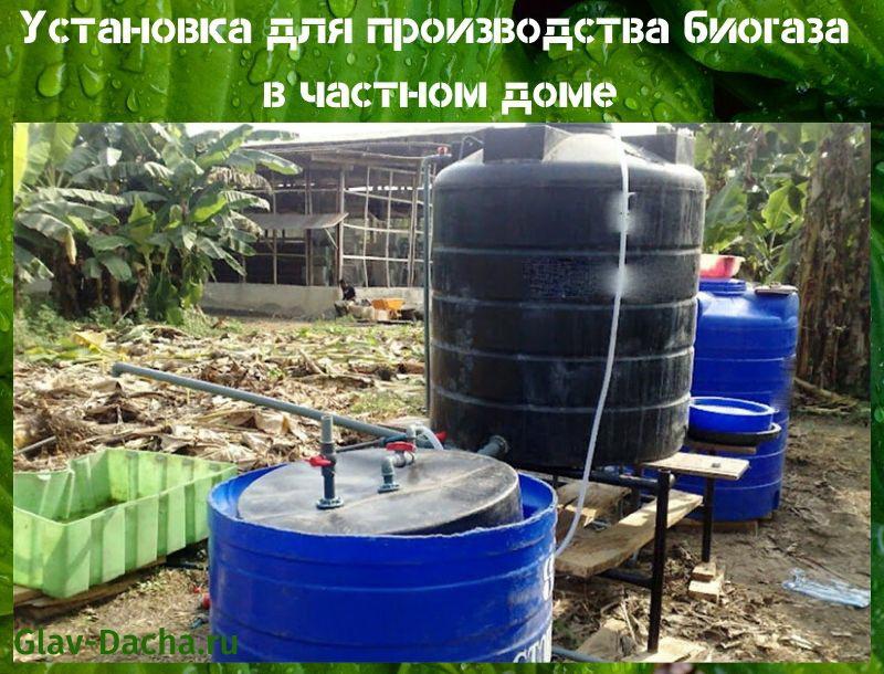 instalație de biogaz