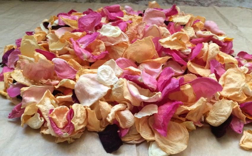 what can be made from rose petals
