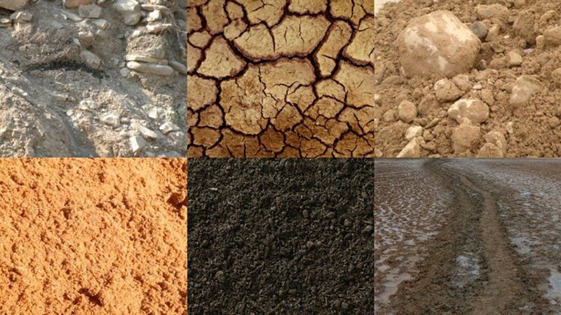 types of soils and their characteristics in terms of mechanical composition