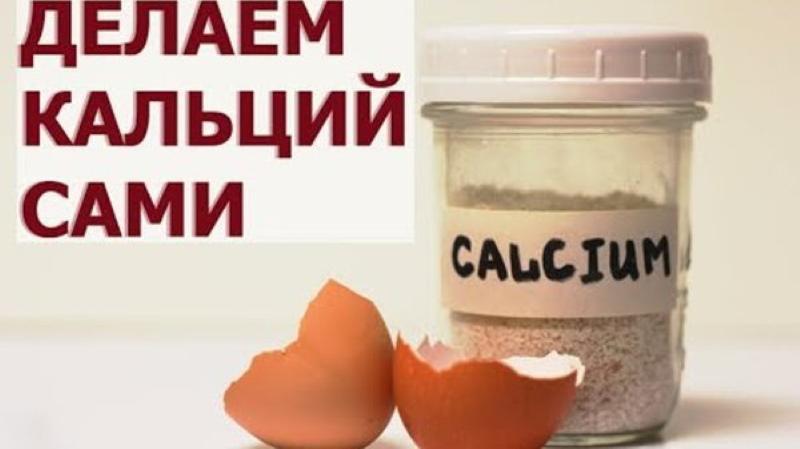 eggeskall som kilde til kalsium